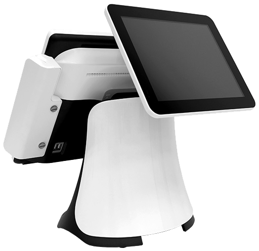 Hanasis 9.7 inch second display, side view