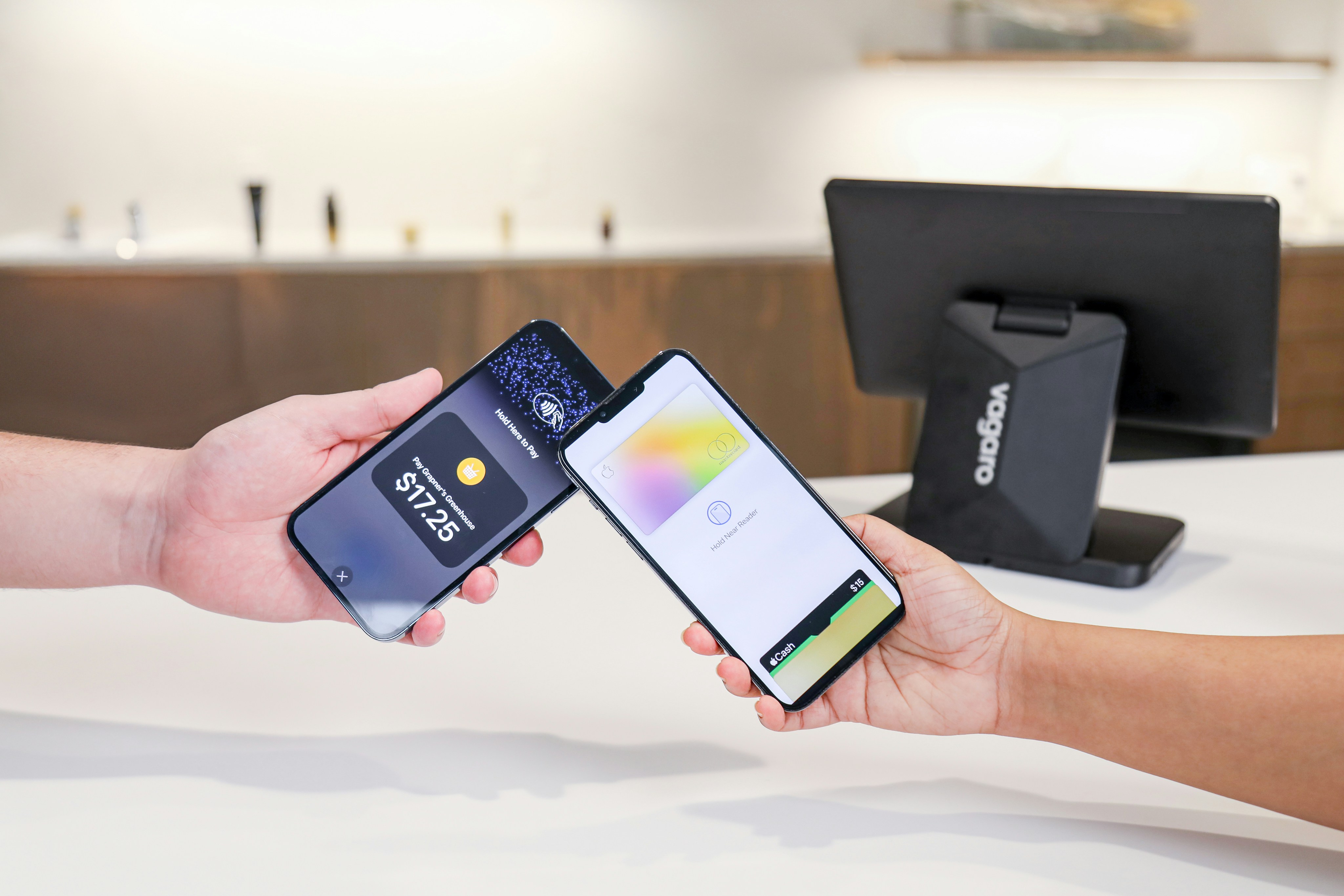 Tap to pay between two phones