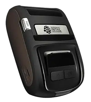 NRS portable shelf-label receipt printer